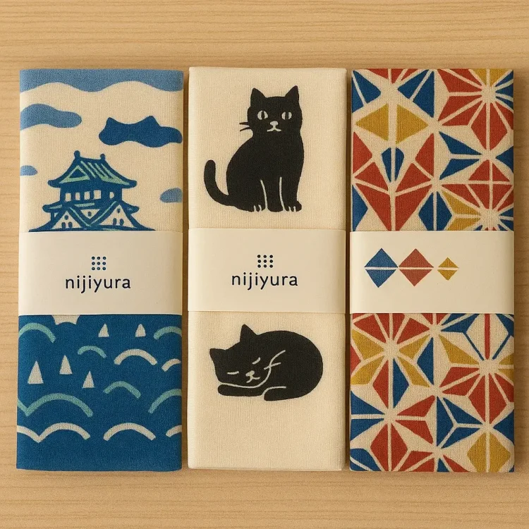 大阪必買小物3. Nijiyura 手拭巾