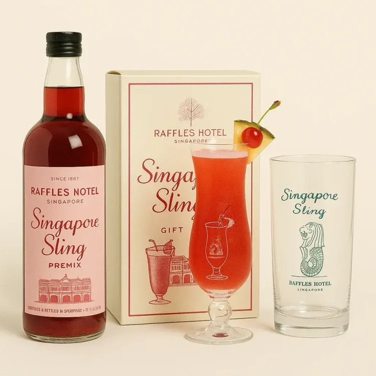 新加坡紀念品:Singapore Sling 調酒組