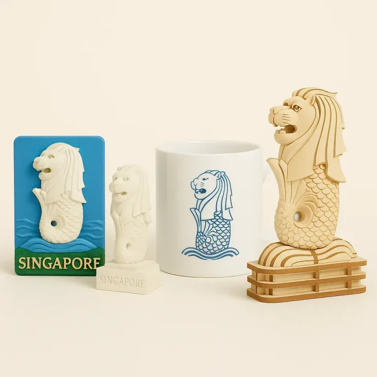 新加坡紀念品:Merlion 魚尾獅周邊商品