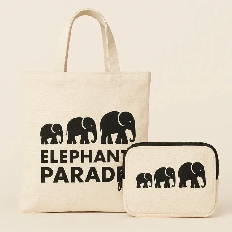 清邁必買包包3. Elephant Parade 大象圖騰包