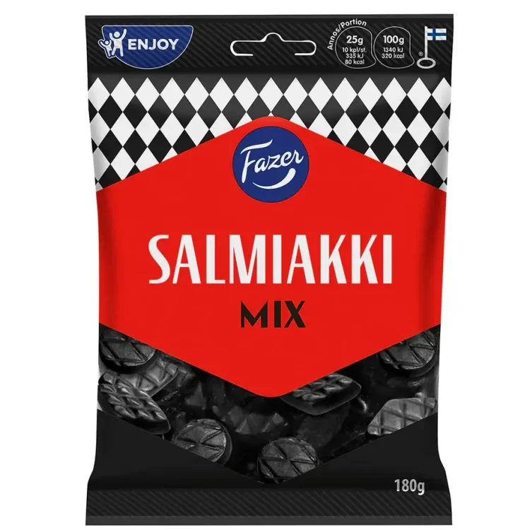 芬蘭伴手禮3. Salmiakki 鹹甘草糖