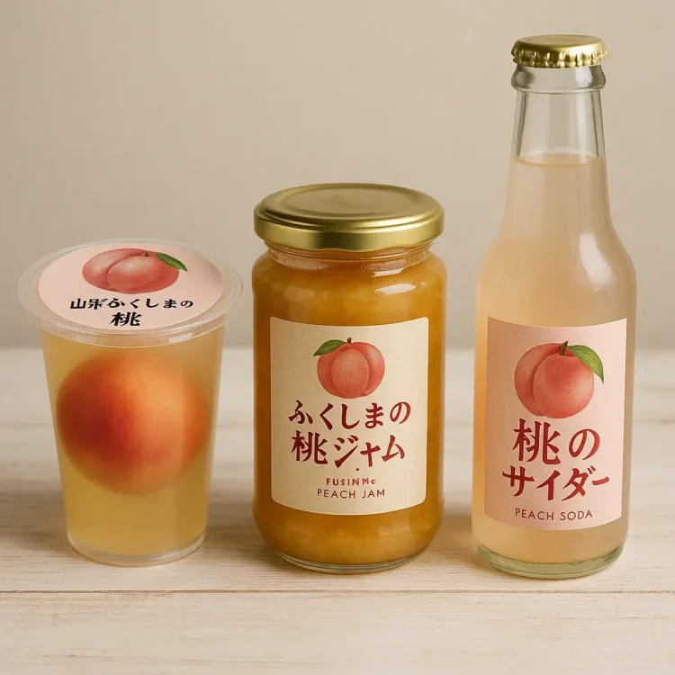 日本東北必買 福島桃子加工品