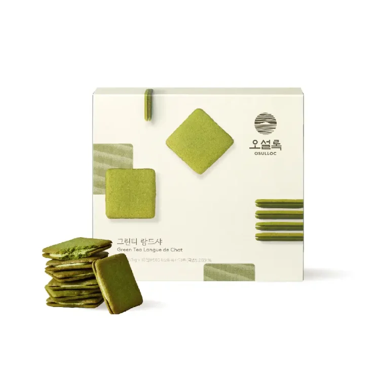 濟州島伴手禮2. 濟州綠茶餅乾