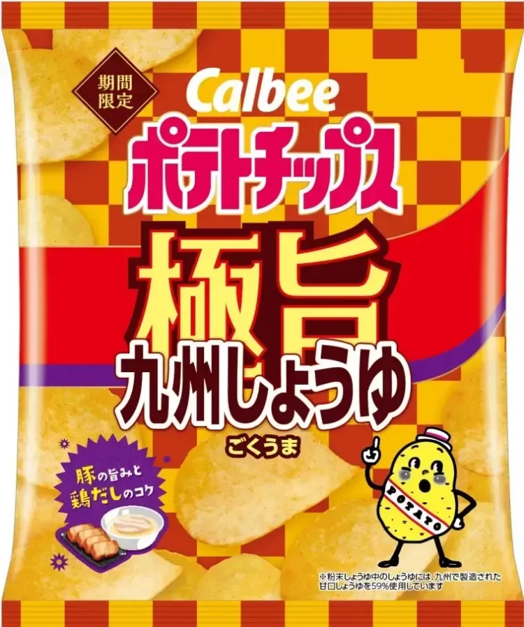 福岡機場伴手禮 Calbee 九州醬油口味洋芋片