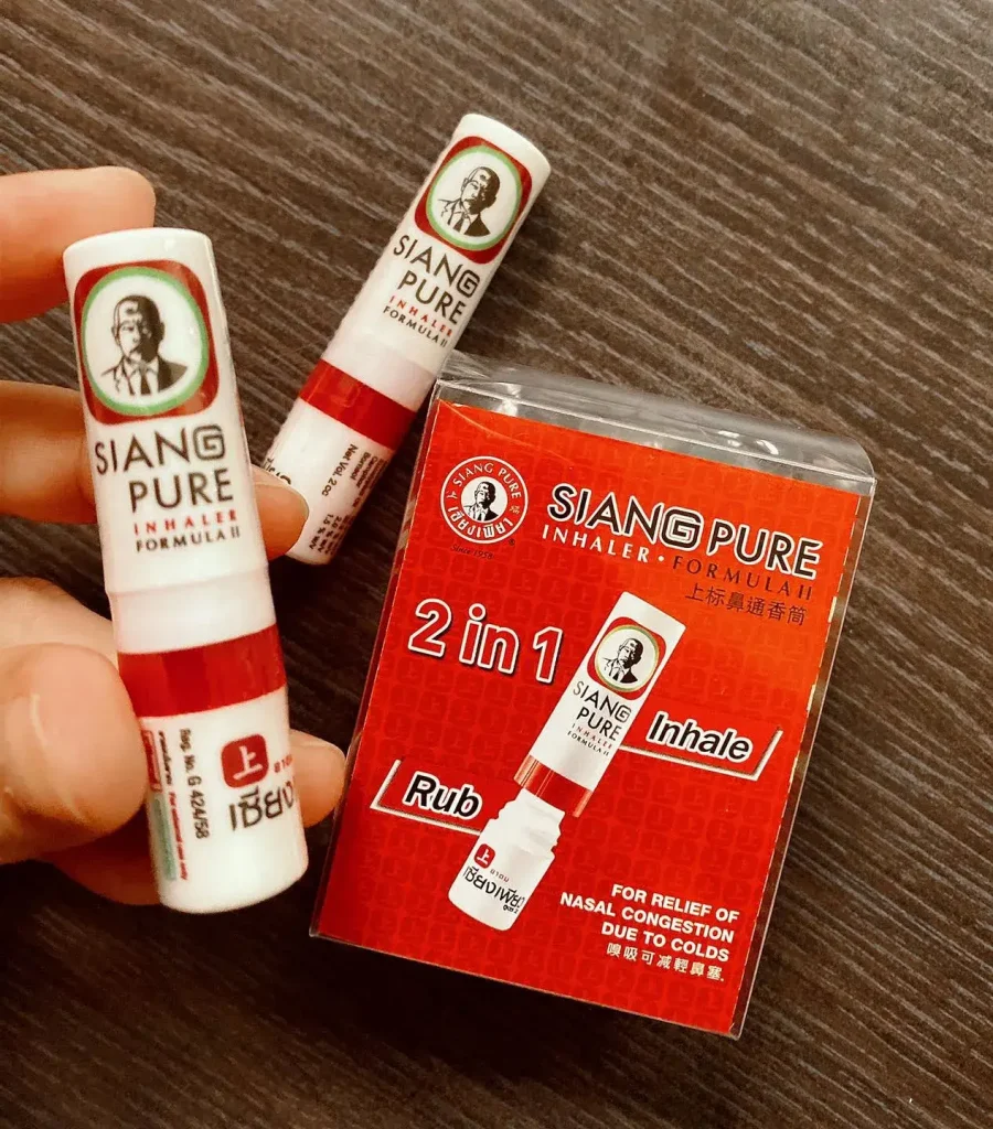 泰國必買藥膏5. Siang Pure 鼻通