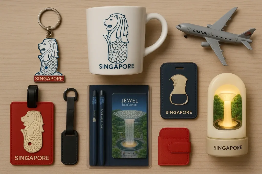 新加坡主題紀念品與機場限定小物
