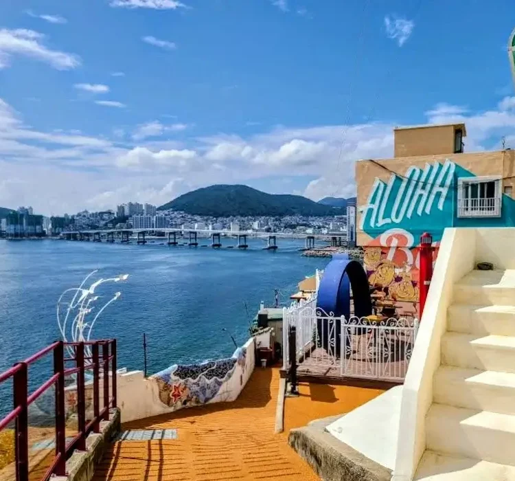 釜山景點 白淺灘文化村