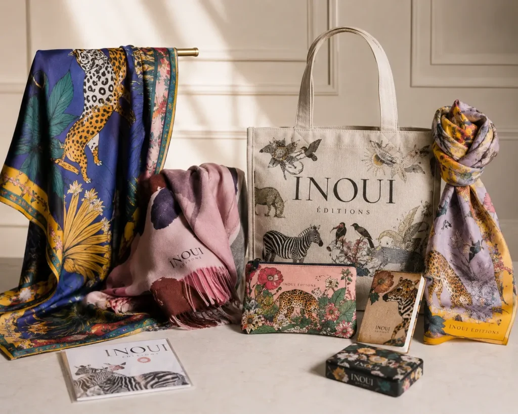 法國戴高樂機場必買：Inoui Editions 絲巾與印花配件